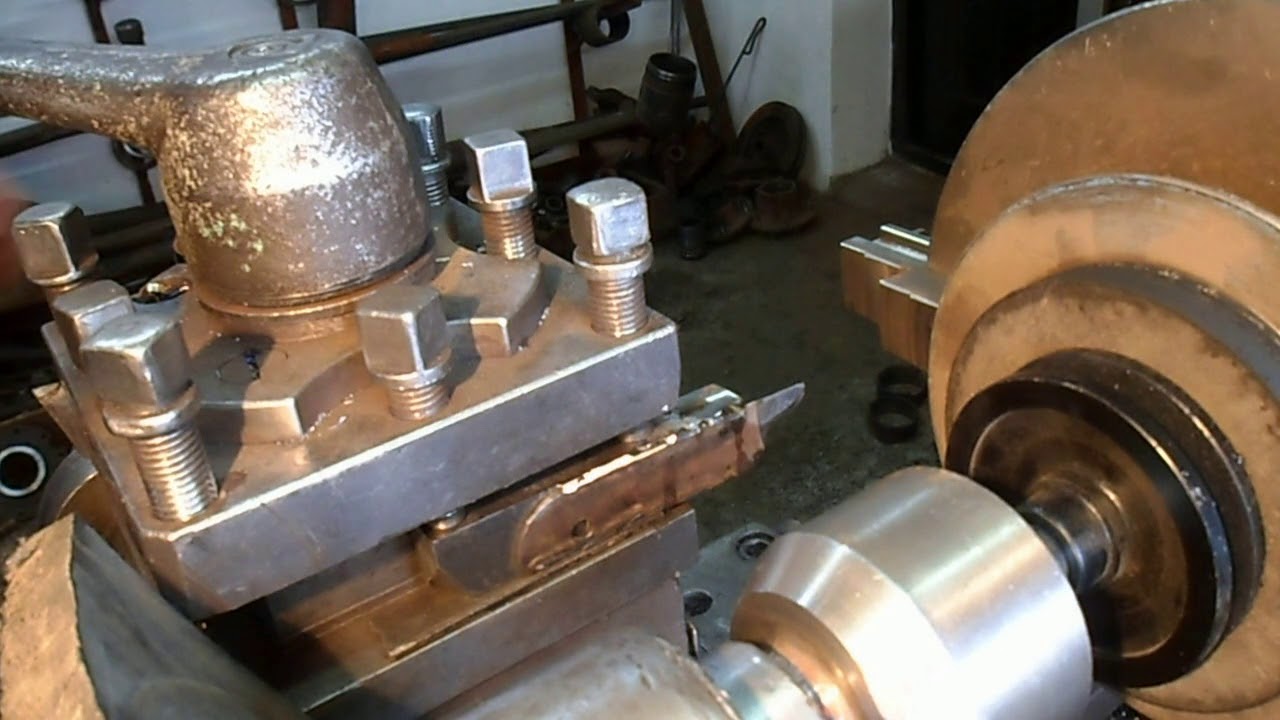 Фрикционное кольцо для снегоуборщика (ЧАСТЬ ВТОРАЯ) на токарном станке.