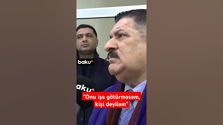Etiraf etməlidirlər ki... | Ağadadaş Ağayev "Baku TV"yə eksklüziv müsahibə verdi