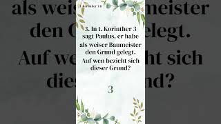 Verborgene Juwelen im Wort Gottes aufspüren - Bibel-Quiz in 1 Minute (1316)