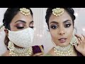 Mask-Proof Diwali Makeup with 7 AMAZING TIPS | Foundation - Contour - Eyes