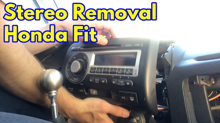 Honda Fit Stereo Removal Guide