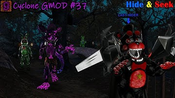 THE LAST HIDER KEEPS GETTING CAUGHT!? || Hide And Seek (Cyclone GMOD) [37] Halloween Edition