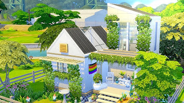 BASE GAME TINY HOUSE \\ The Sims 4 Speed Build