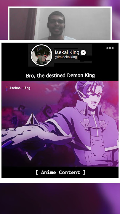 Bro the destined Demon King 🥵 badass anime moments