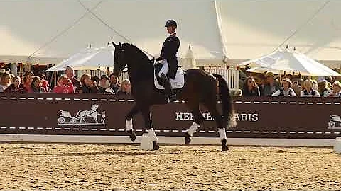 Watch Carl Hester Ride A Hot Horse In The Grand Pr...
