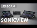 Video: TASCAM SONICVIEW 24 DIGITAL MIXER - 44in: 24 MIC/LINEA XLR+8 TRS