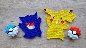 Gengar Pop It Unboxing 2022 - Funny Pokemon Pop It Ball Fidget Toy