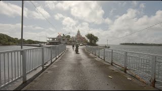 cycling POV Mauritius to Sagar Shiv Mandir Hindu Temple Poste de Flacq