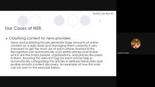 NLP  Applications: Named Entity Recognition
