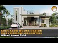 SIMPLE HOUSE DESIGN | 3 BEDROOMS BUNGALOW WITH ROOF DECK (10X9m ONLY)