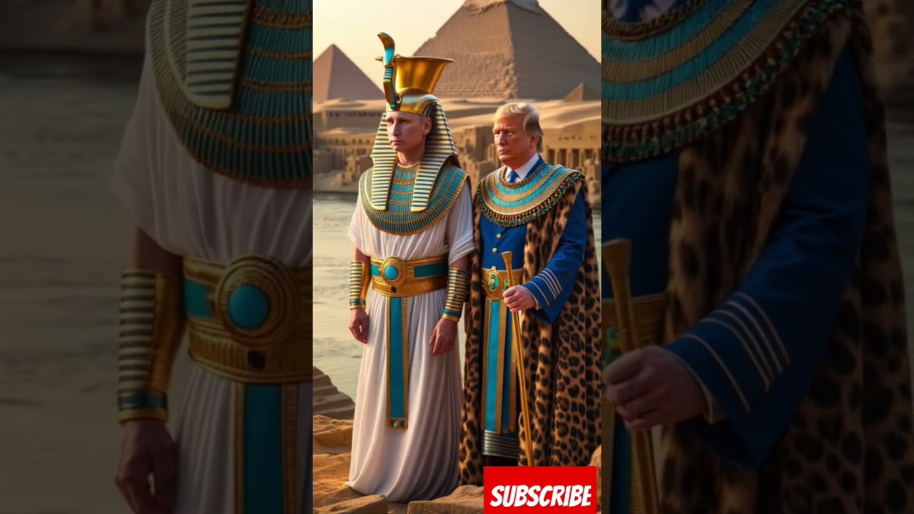 donald trump and putin are playing in egypt 