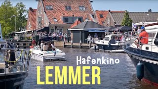 Lemmer Hafenkino  Pfingsten 2023  feat. Caribbean Brass Drummers  ASMR  Holland by Boat