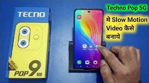 Tecno Pop 9 5G me slow motion video kaise banaye | how to make slow motion video in Tecno