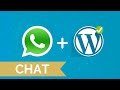 Cómo Poner Chat de WhatsApp Gratis en WordPress 2018