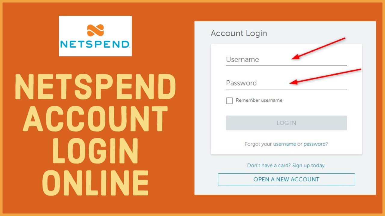 How To Login To Netspend Account Netspend Sign In Account Login 