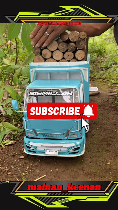 ‼️MINIATUR TRUK KEREN||MUAT KAYU ‼️😱😱#miniaturtruk #miniaturtrukoleng #miniaturtrukmbois