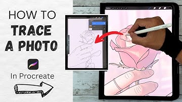 How to Trace a Photo in Procreate | Easy Beginner Tutorial (Step by Step)