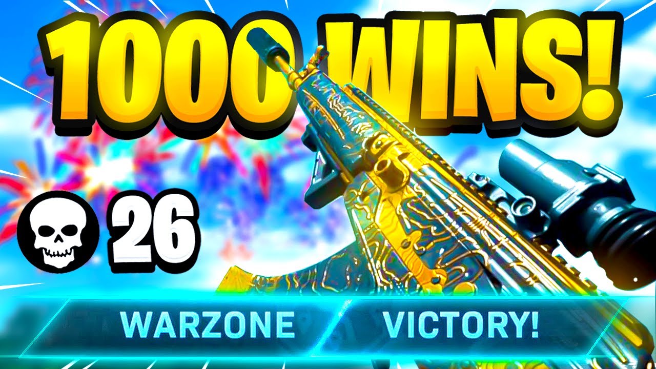 I got my 1000th WIN in a $100,000 WARZONE TOURNAMENT! (Cold War Warzone ...