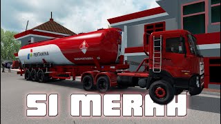 PERJALANAN TRUK TANGKI PERTAMINA UD QUESTER BANJAR  - TASIKMALAYA - ETS2