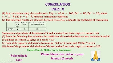 #correlation 3  ,  #ProblemWithSolution ,  Please Share this video to your friends & needy 🙏