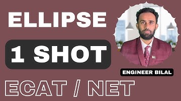 ECAT/ NET 2025 Preparation Ellipse Conic Section Class 12 Math ll NUST NET Math Preparation Ellipse