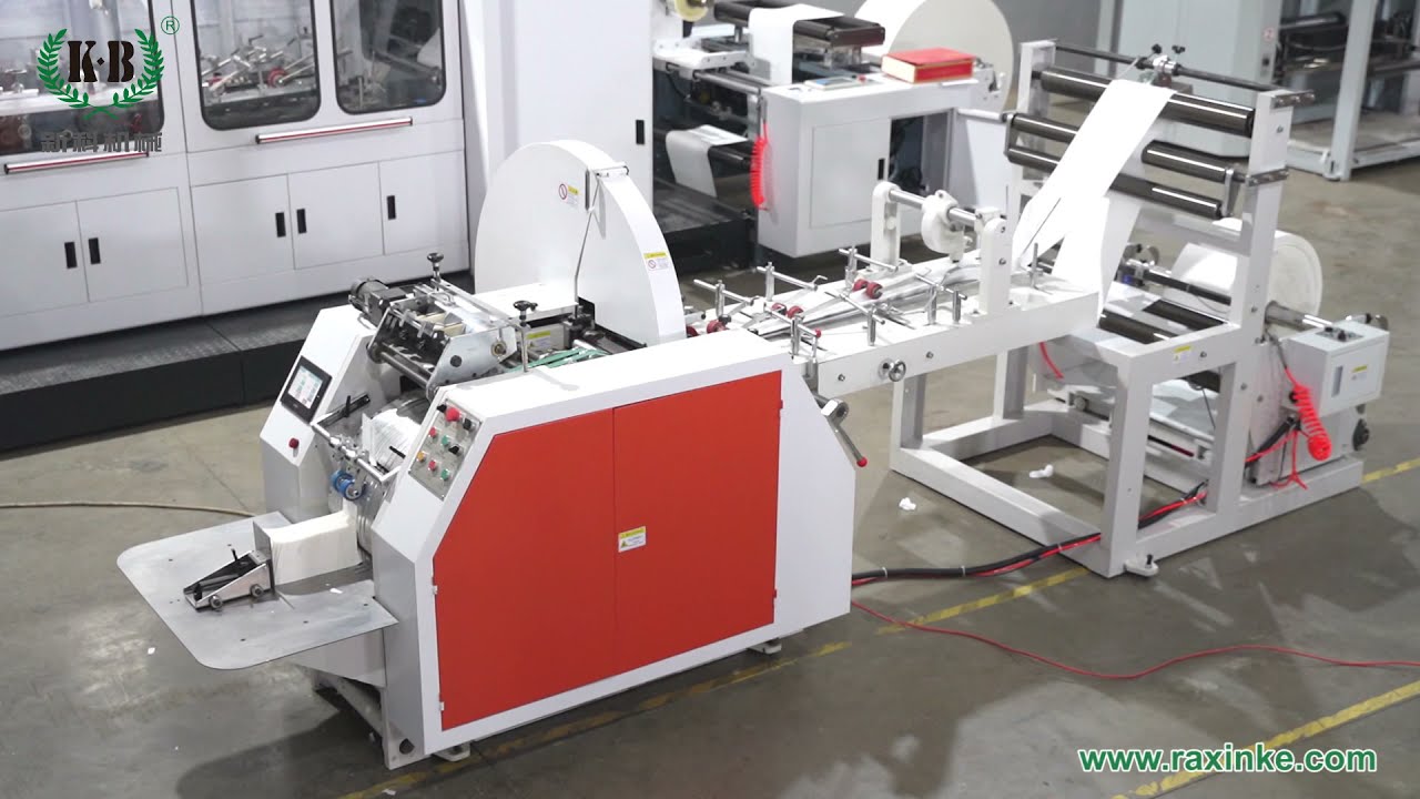 V bottom paper bag making machine
