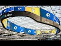 There's No Escaping the MASSIVE Double-Sided Videoboard at SoFi Stadium | Los Angeles Rams