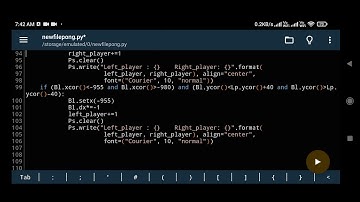 Ping pong using python in Android