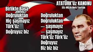 Atatürk’üz Kanonu Karaoke Berk Yayman