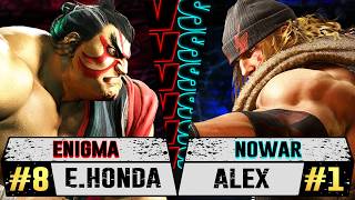 Enigma (3 Ranked E.Honda) vs Nowar (1 Ranked Alex)