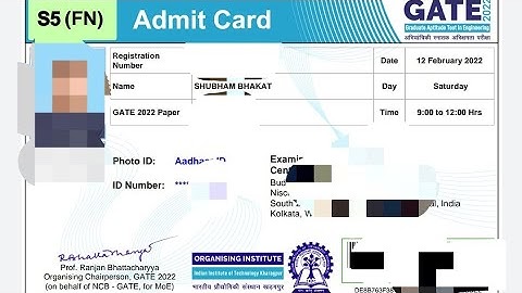 GATE 2022 Exam Admit card Download  Available Now |Gate Exam Day Reveld | Gate 2022 Admit card