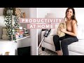 How I Stay Productive &amp; Organized at Home | Work From Home Life | by Erin Elizabeth