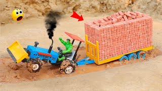 top most creative diy mini tractor video of sano creator  | tractor trolley loading video