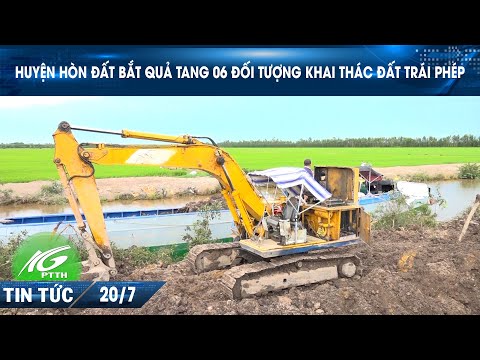Video Huyện Hòn Đất bắt quả tang 06 đối tượng khai thác đất... - youtube
