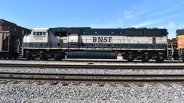 BNSF 9712 Executive SD70MAC on BNSF Coal Empty