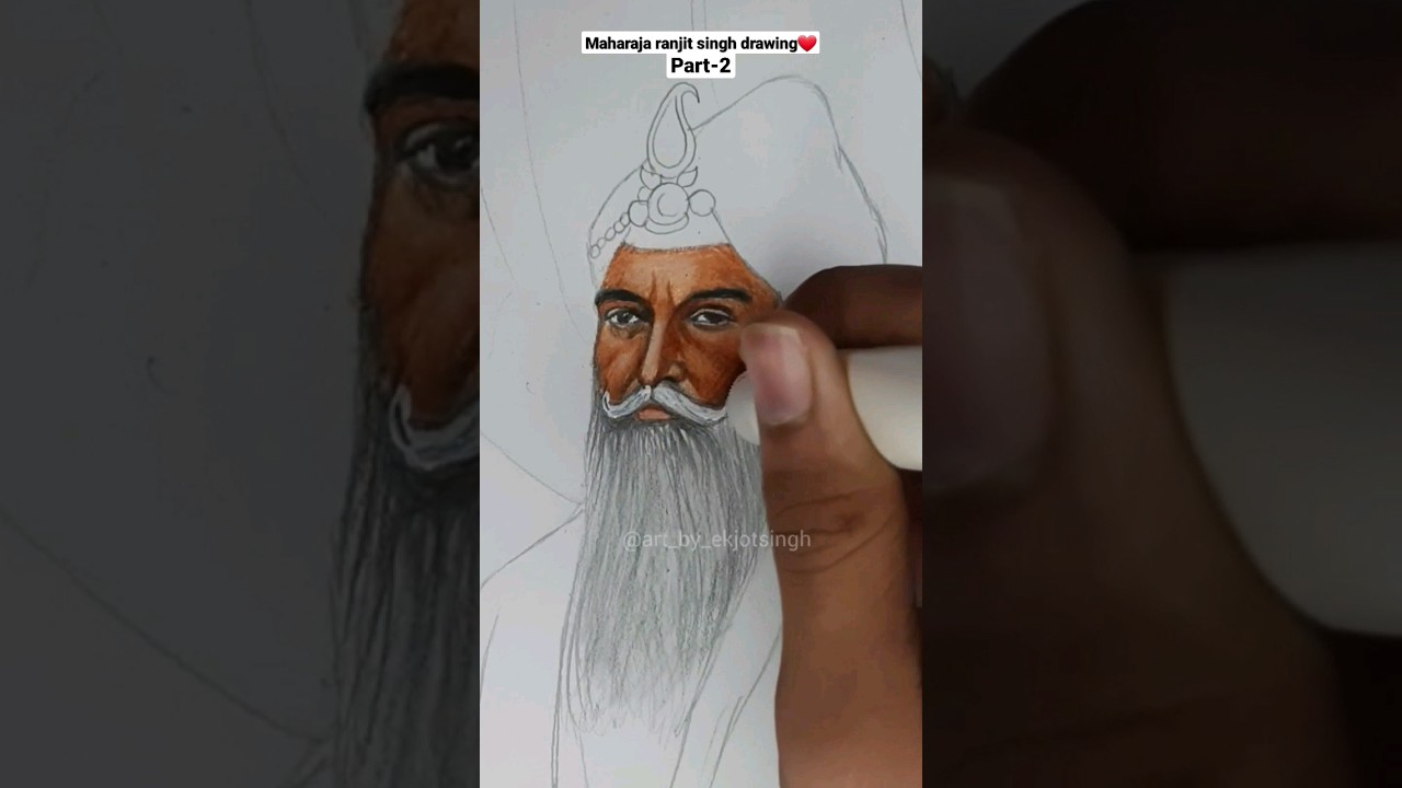 Painting of Hari Singh ji Nalwa - New Edition | Sikhi Art