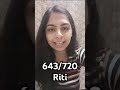 643/720 NEET 2023 Riti Arya | Leaders for a Reason
