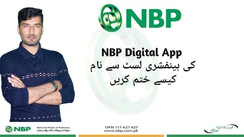 How to Remove beneficiary on NBP Digital App| Technical Gadi