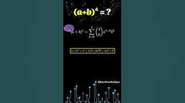 Chứng minh công thức (a+b)⁴ bằng nhị thức Newton #kienthuc #maths #toanhoc