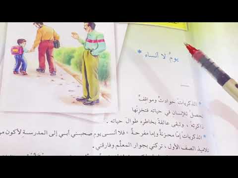 المحادثه والتعبير الكتابي يوم لا انساه قراءة الصف السادس الابتدائي ص ٢١ مع مقدمه وخاتمه للتعبير