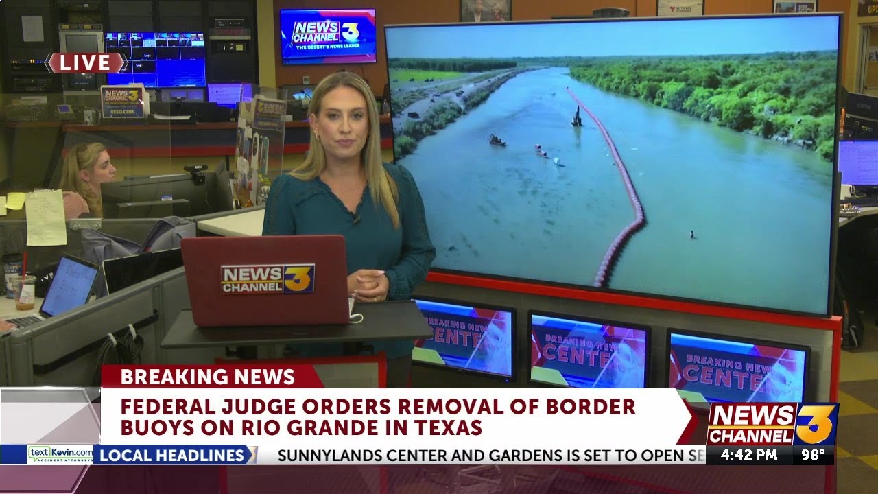 Federal judge orders Texas to remove floating barriers aimed at ...
