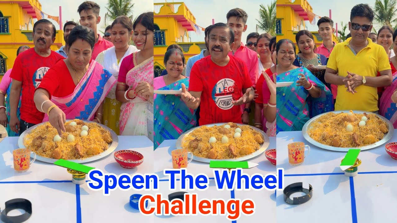 Unlimited Chicken Biryani Spin The Wheel Funny Challenge Game