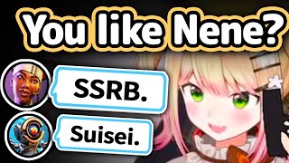 Nene Meets Random SSRB and Suisei-Fan In APEX【Hololive】