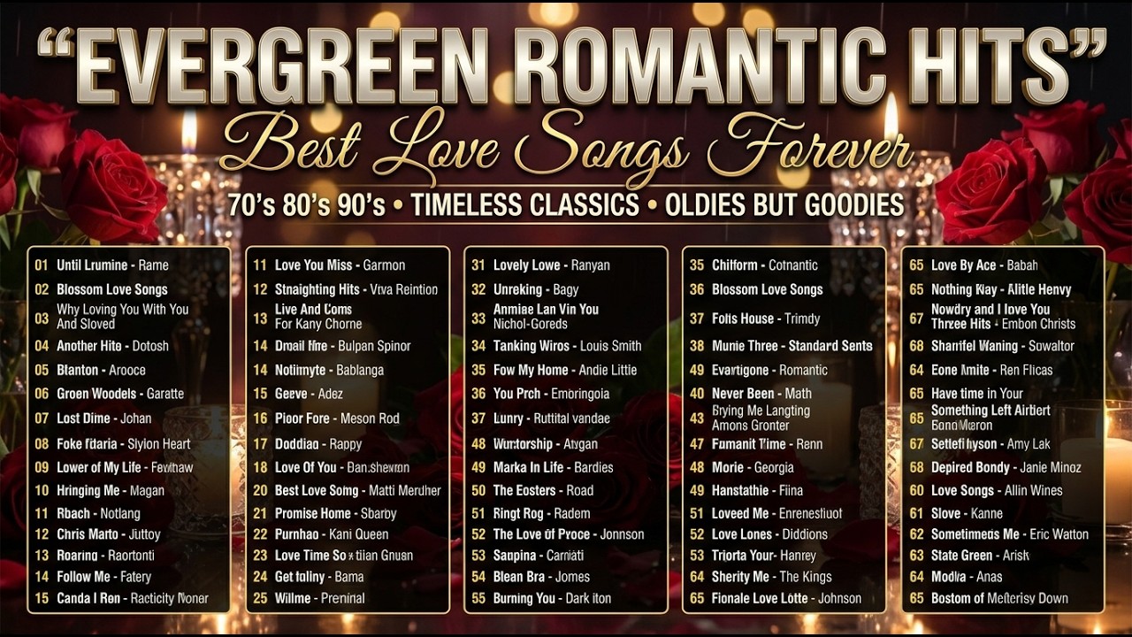 Greatest Love Songs 70s 80s 90s 💕 Romantic Oldies Collection | Timeless Classics \u0026 Sweet Memories ✨