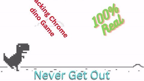 Hacking Chrome Dino Game| 100% Real!!!! | One line code