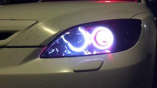 Полная реставрация фар MAZDA 3 BK ! Optima Alteza PS 3.0 Bi-Led.