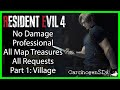 Part 1 village resident evil 4 remake pc  no damage professional all  treasures all requests