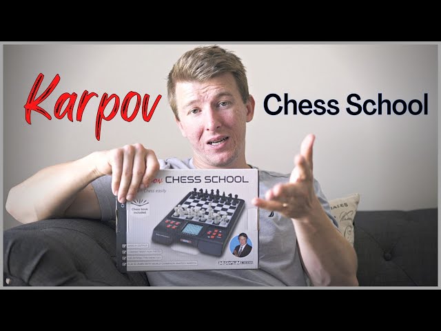 Millennium Karpov Chess School, Model M806 - Talking Speaking Voice  Electronic Chess Computer 