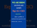 Snowflake Admin   Remote