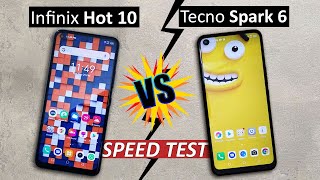 Infinix Hot 10 vs Tecno Spark 6 Speed Test Comparison ⚡⚡ Which one is Best???